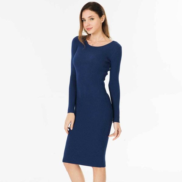 autumn and winter round neck knitted with long sleeves, slim over knee bottomed wool, White;black
autumn and winter round neck knitted with long sleeves, slim over knee bottomed wool, White;black