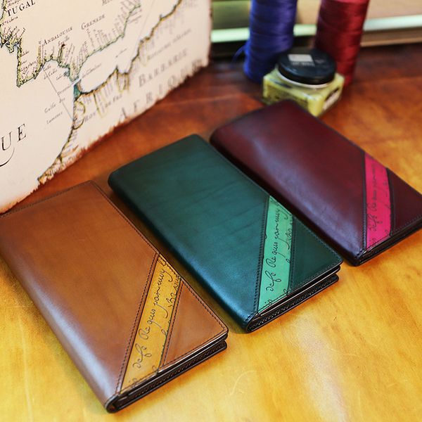 genuine leather men's wallet, handmade, suit clip, artificial color change, fashionable and generous men purse, Red;black
genuine leather men's wallet, handmade, suit clip, artificial color change, fashionable and generous men purse, Red;black