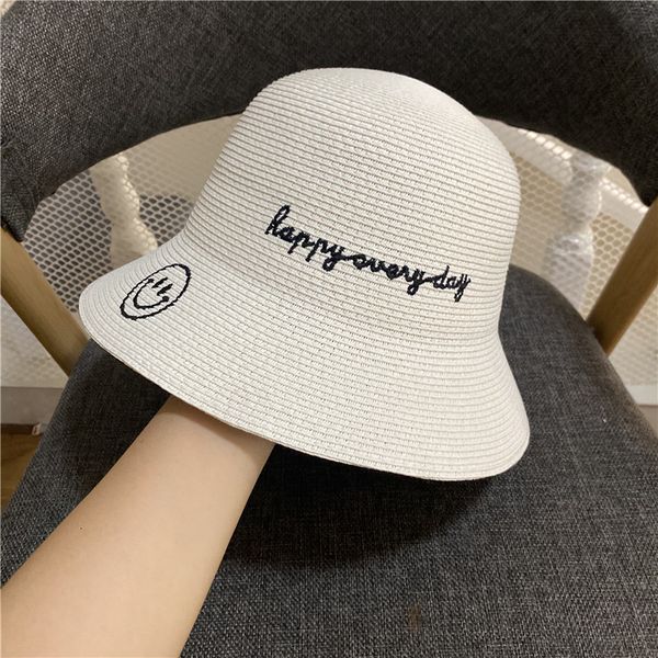 women's summer dense thin grass wide brim fisherman's breathable foldable smiling face print straw sunscreen basin hat, Yellow
women's summer dense thin grass wide brim fisherman's breathable foldable smiling face print straw sunscreen basin hat, Yellow