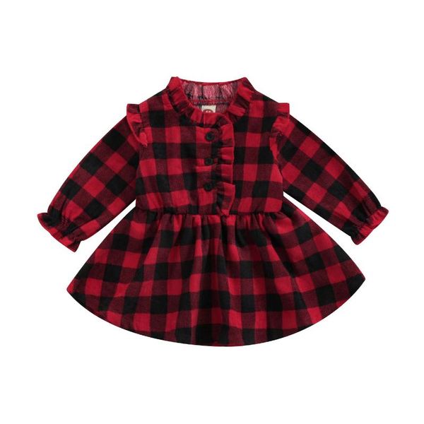 girl's dresses little girls plaid dress checked casual long sleeve fashion corduroy ruffles round neck a-line, Red;yellow
girl's dresses little girls plaid dress checked casual long sleeve fashion corduroy ruffles round neck a-line, Red;yellow