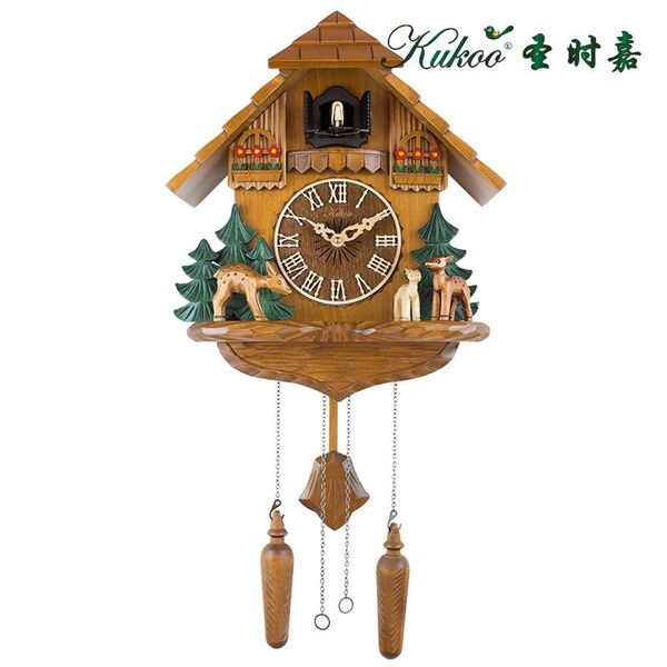 wall clocks cuckoo clock bird sing green tree /deer solid wood creative living room pastoral mute 6050
wall clocks cuckoo clock bird sing green tree /deer solid wood creative living room pastoral mute 6050