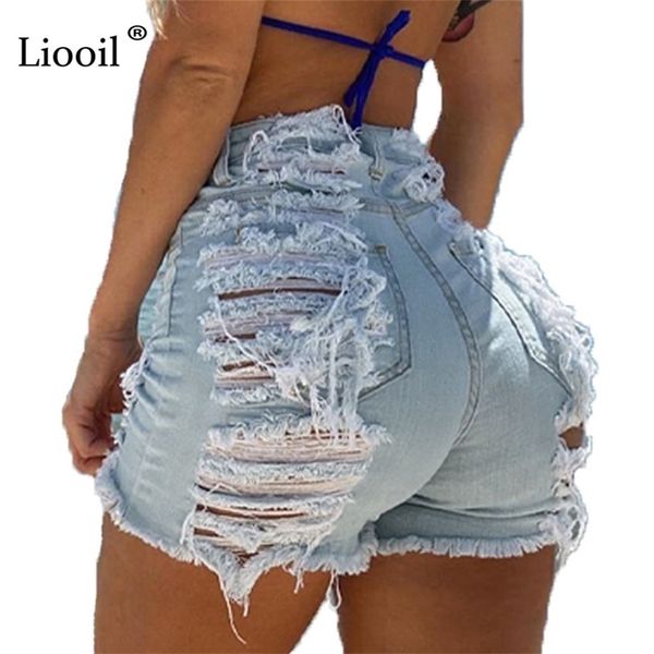 liooil light blue ripped denim shorts with tassel women summer streetwear high waist hollow out plus size hole jean shorts 210324, White;black
liooil light blue ripped denim shorts with tassel women summer streetwear high waist hollow out plus size hole jean shorts 210324, White;black