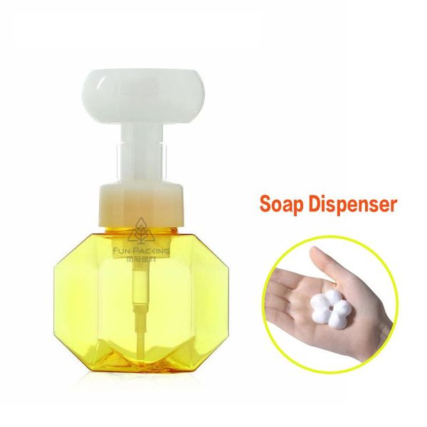 liquid soap dispenser flower shape foaming pump bottle lotions cosmetic foam refillable clear plastic empty 250/300ml
liquid soap dispenser flower shape foaming pump bottle lotions cosmetic foam refillable clear plastic empty 250/300ml