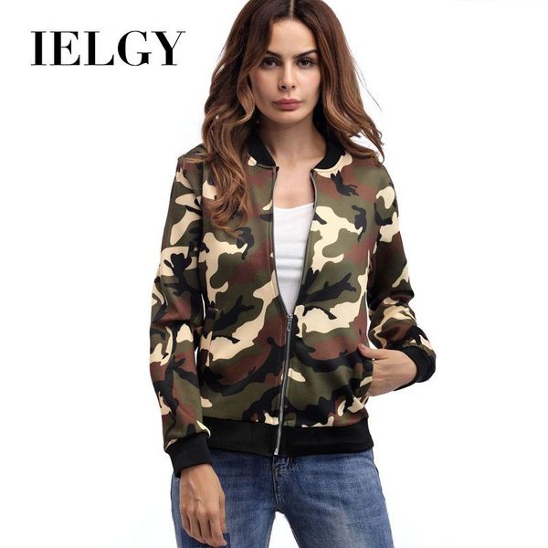 women's jackets ielgy camouflage jacket fashion zipper casual trend comfortable fabric baseball nniform, Black;brown
women's jackets ielgy camouflage jacket fashion zipper casual trend comfortable fabric baseball nniform, Black;brown