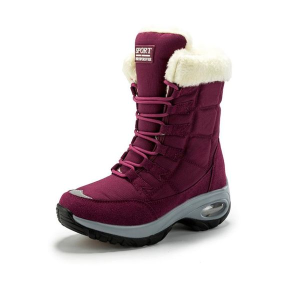 boots 2021 winter women keep warm mid-calf snow lace-up comfortable thicken chaussures femme, Black
boots 2021 winter women keep warm mid-calf snow lace-up comfortable thicken chaussures femme, Black