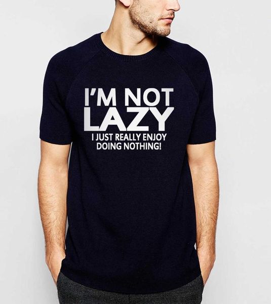 men's t-shirts funny attitude i'm not lazy i just enjoy doing nothing letters men t-shirt casual loose short sleeve o-neck t shirt, White;black
men's t-shirts funny attitude i'm not lazy i just enjoy doing nothing letters men t-shirt casual loose short sleeve o-neck t shirt, White;black