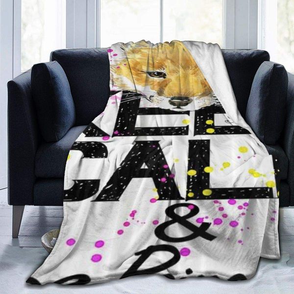 Throw Blanket for Kids Teens Adults Warm Farmhouse Keep Calm and Be Princess Cute Fox Handwritten Animal Watercolor All Season
Throw Blanket for Kids Teens Adults Warm Farmhouse Keep Calm and Be Princess Cute Fox Handwritten Animal Watercolor All Season