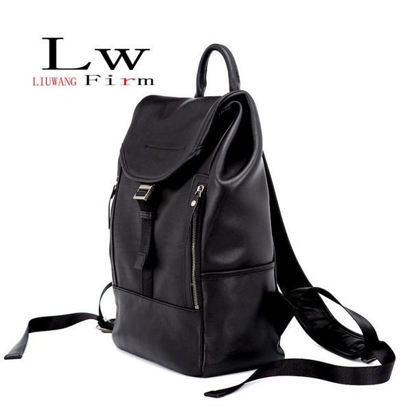 backpack computer bag leather travel men's bags genuine business casual simplicity commute to work mature tough 
backpack computer bag leather travel men's bags genuine business casual simplicity commute to work mature tough