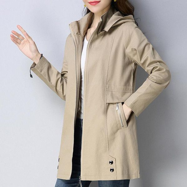 women's trench coats pure cotton coat short female casual spring and autumn for women stand collar removable hooded outerwear -4xl k71, Tan;black
women's trench coats pure cotton coat short female casual spring and autumn for women stand collar removable hooded outerwear -4xl k71, Tan;black