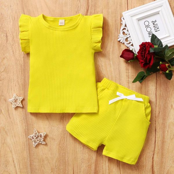 toddler baby girls sets ruffle short sleeve cotton soft solid fashion +shorts sports 2pc outfits born girl clothes clothing, White
toddler baby girls sets ruffle short sleeve cotton soft solid fashion +shorts sports 2pc outfits born girl clothes clothing, White