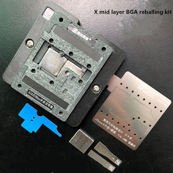 cell phone repairing tools for x xs max motherboard repair bga reballing positioning fixture middle soldering amao cpu
cell phone repairing tools for x xs max motherboard repair bga reballing positioning fixture middle soldering amao cpu