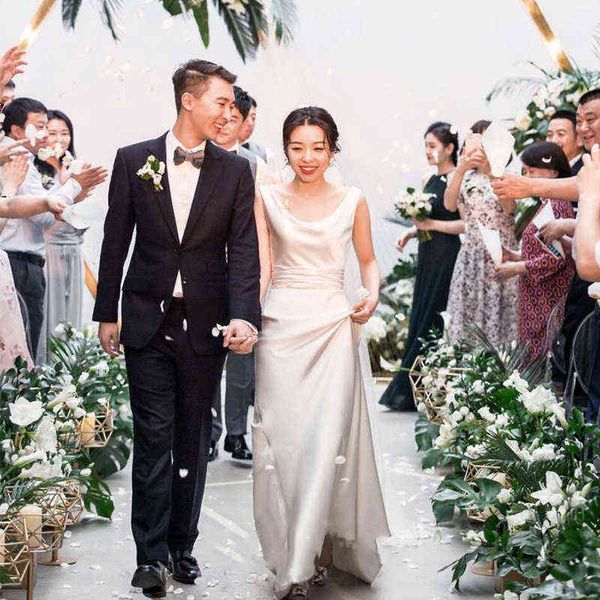 luxury street style dresses bride's wedding simple and elegant one shoulder off back slim fitting long toast banquet for women, Black;pink
luxury street style dresses bride's wedding simple and elegant one shoulder off back slim fitting long toast banquet for women, Black;pink