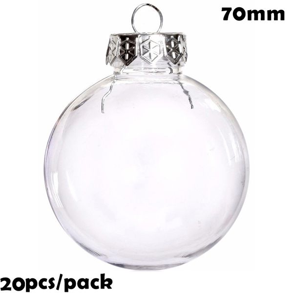 Promotion - 20 Pieces x DIY Paintabe/Shatterproof Cear Christmas Decoration Ornament 70mm Pastic Baube/Ba
Promotion - 20 Pieces x DIY Paintabe/Shatterproof Cear Christmas Decoration Ornament 70mm Pastic Baube/Ba