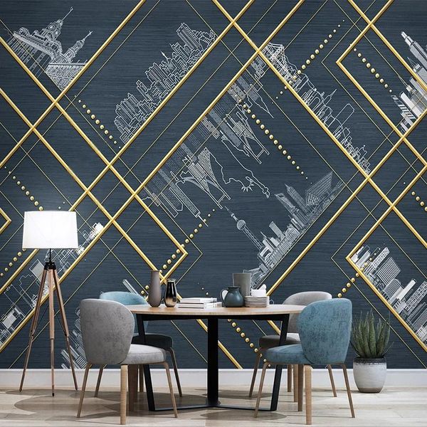 wallpapers custom mural wallpaper modern 3d line drawing city buildings wall painting living room bedroom home decor papel de parede sala
wallpapers custom mural wallpaper modern 3d line drawing city buildings wall painting living room bedroom home decor papel de parede sala