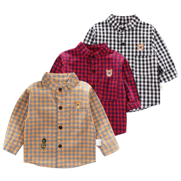 spring autumn new baby boys girls clothing fashion kids plaid shirts long sleeve cartoon thin style v neck button children, White;black
spring autumn new baby boys girls clothing fashion kids plaid shirts long sleeve cartoon thin style v neck button children, White;black