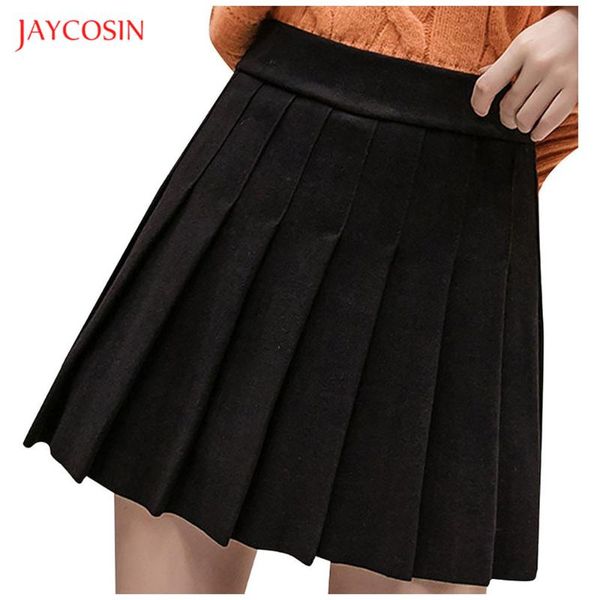 skirts jaycosin 2021 women casual pleated skirt fashion solid elastic high waist short woolen preppy style girl tennis, Black
skirts jaycosin 2021 women casual pleated skirt fashion solid elastic high waist short woolen preppy style girl tennis, Black