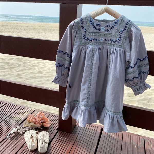 high-end cotton embroidery baby girls princess dress 2021 new spring korean style kids costumes lantern sleeve children dresses, Red;yellow
high-end cotton embroidery baby girls princess dress 2021 new spring korean style kids costumes lantern sleeve children dresses, Red;yellow