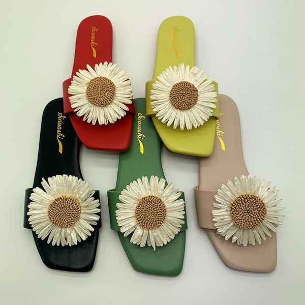 net celebrity daisy slip on flat women sandals flower beach shoes slippers fairy appliques slingback femmes sandalias 2021, Black
net celebrity daisy slip on flat women sandals flower beach shoes slippers fairy appliques slingback femmes sandalias 2021, Black