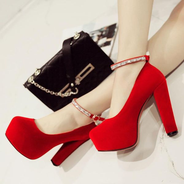 black red elegant high heels party office lady pumps platform ankle-strap wedding shoes woman dress
black red elegant high heels party office lady pumps platform ankle-strap wedding shoes woman dress