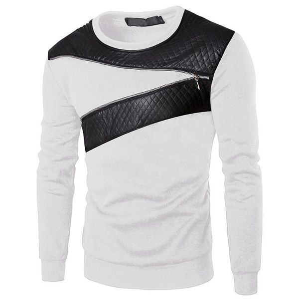 men's hoodies & sweatshirts mens long sleeve hoodie 2021 fashion pu leather patchwork for men zipper adorn pullover jumper streetwear m, Black
men's hoodies & sweatshirts mens long sleeve hoodie 2021 fashion pu leather patchwork for men zipper adorn pullover jumper streetwear m, Black