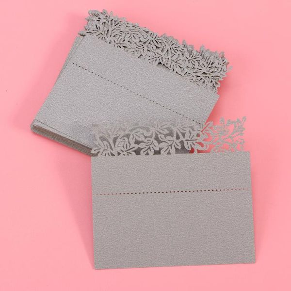 50pcs hollow out wedding birthday table decoration place name cards (silver) greeting
50pcs hollow out wedding birthday table decoration place name cards (silver) greeting