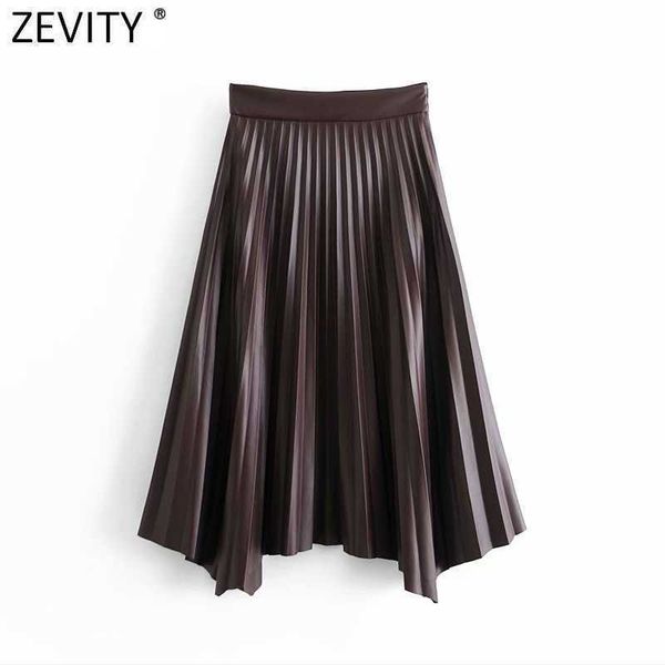 zevity women vintage high waist side zipper pleated midi skirt faldas mujer office ladies faux leather chic vestido qun747 210603, Black
zevity women vintage high waist side zipper pleated midi skirt faldas mujer office ladies faux leather chic vestido qun747 210603, Black