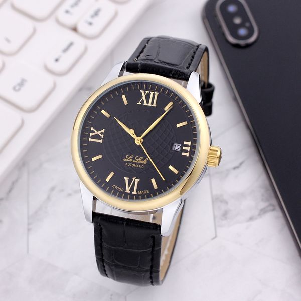 2021 new tian brand three needle belt men's automatic mechanical watch 1853 series, Slivery;brown
2021 new tian brand three needle belt men's automatic mechanical watch 1853 series, Slivery;brown