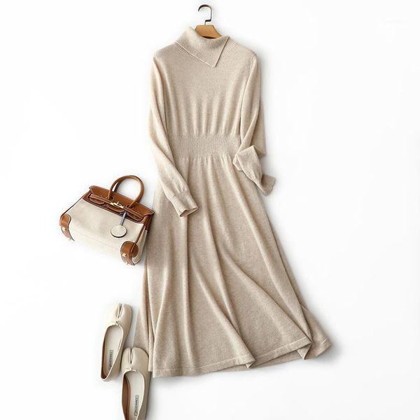 casual dresses high-end winter fashion 100% cashmere long women elegant softness sweater pullovers knitted female, Black;gray
casual dresses high-end winter fashion 100% cashmere long women elegant softness sweater pullovers knitted female, Black;gray