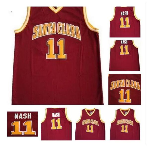 ncaa santa clara bronchos college steve #11 nash basketball jersey vintage red stitched nash university jerseys shirts s-xxl, Black;red
ncaa santa clara bronchos college steve #11 nash basketball jersey vintage red stitched nash university jerseys shirts s-xxl, Black;red