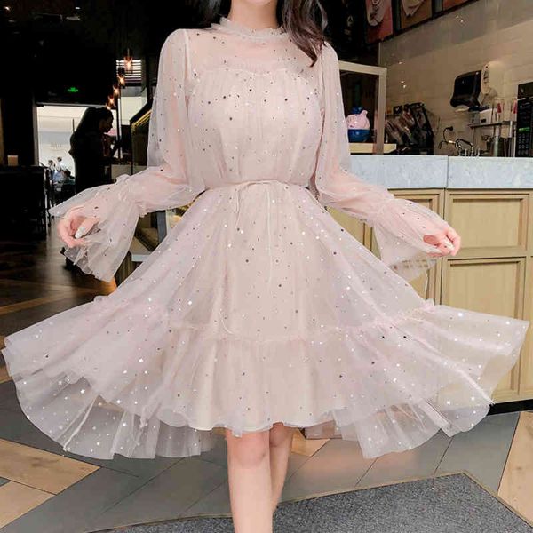 casual dresses arrivals summer women lace sequined appliques a-line mesh patchwork solid fairy long sleeves knee-length 25t9, Black;gray
casual dresses arrivals summer women lace sequined appliques a-line mesh patchwork solid fairy long sleeves knee-length 25t9, Black;gray