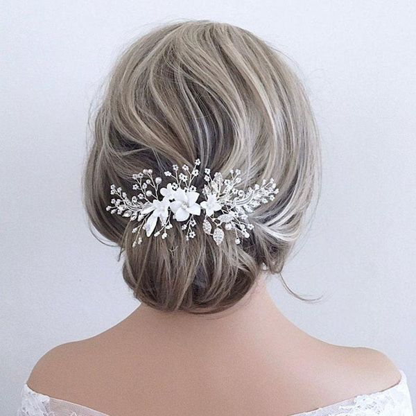 hair clips & barrettes white flower pearl rhinestone comb accessories for women jewelry wedding bride head, Golden;silver
hair clips & barrettes white flower pearl rhinestone comb accessories for women jewelry wedding bride head, Golden;silver