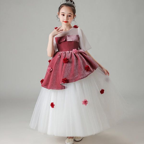 flower girl dresses illusion appliques o-neck short princess floor-length lace tulle luxury white vintage kids party gown h317 girl's, Red;yellow
flower girl dresses illusion appliques o-neck short princess floor-length lace tulle luxury white vintage kids party gown h317 girl's, Red;yellow