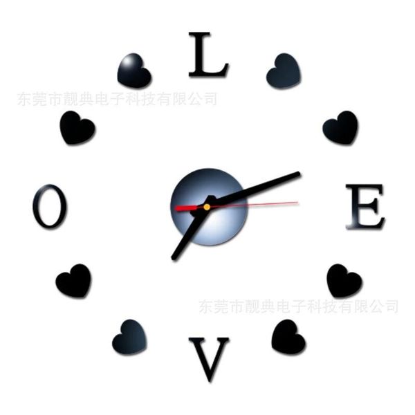 cross-border supply diy creative acrylic hanging clock love lovely mirror sticken on the wall amazon clocks
cross-border supply diy creative acrylic hanging clock love lovely mirror sticken on the wall amazon clocks
