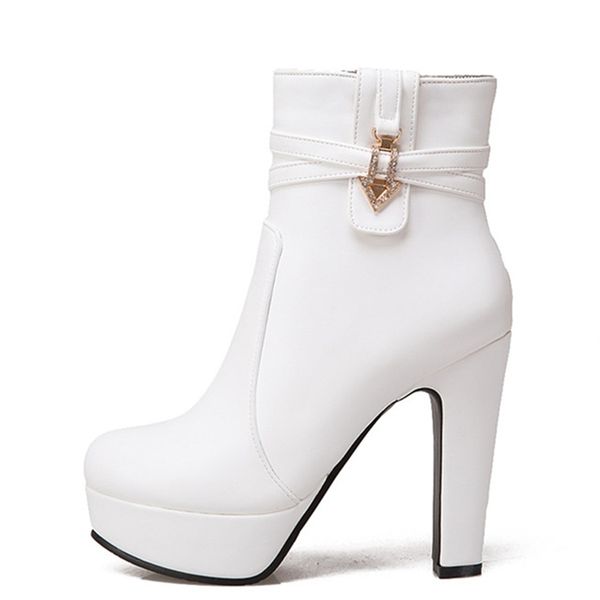 white ankle boots women platform short boots shoes fashion buckle high heels yellow autumn winter women's ankle boots large size 210428, Black
white ankle boots women platform short boots shoes fashion buckle high heels yellow autumn winter women's ankle boots large size 210428, Black