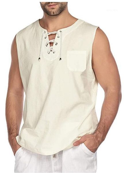 men's casual shirts sleeveless shirt fashion solid cotton linen short sleeve t-shirt, White;black
men's casual shirts sleeveless shirt fashion solid cotton linen short sleeve t-shirt, White;black