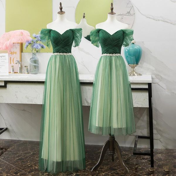 bridesmaid dress mori women were thin mid-length sisters skirt wedding party elegant long, White;pink
bridesmaid dress mori women were thin mid-length sisters skirt wedding party elegant long, White;pink