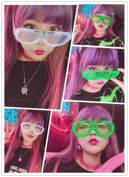 sunglasses led luminous blinds glasses bengdi concert nightclub cheer props flash decoration products oversized, White;black
sunglasses led luminous blinds glasses bengdi concert nightclub cheer props flash decoration products oversized, White;black