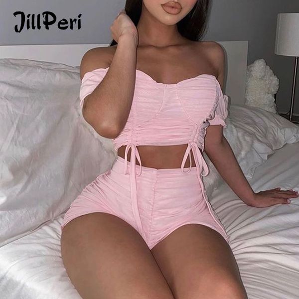 jillperi off the shoulder strappy crop and ruched shorts set solid pink ivory mesh stretch club wear shorts 2 piece set, Black;white
jillperi off the shoulder strappy crop and ruched shorts set solid pink ivory mesh stretch club wear shorts 2 piece set, Black;white