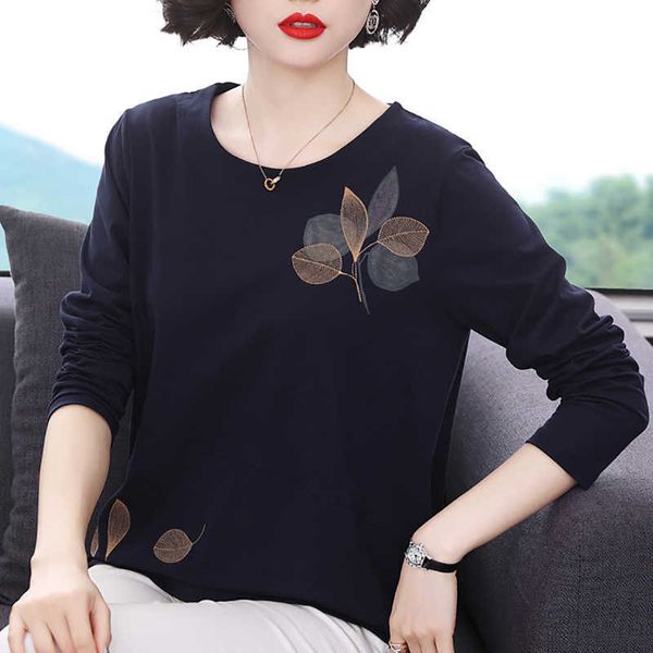shintimes floral embroidery t shirt women blue vintage t- spring fall cotton loose korean clothes tee femme 210615, White
shintimes floral embroidery t shirt women blue vintage t- spring fall cotton loose korean clothes tee femme 210615, White