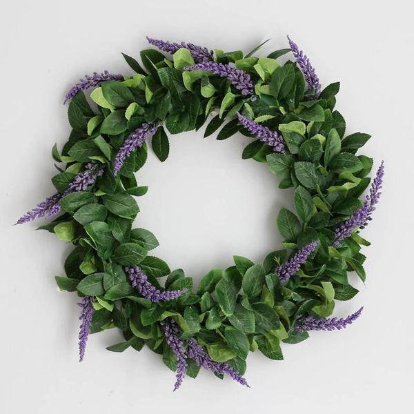 decorative flowers & wreaths fake lavender hanging wreath garland for front door christmas party wedding decoration
decorative flowers & wreaths fake lavender hanging wreath garland for front door christmas party wedding decoration