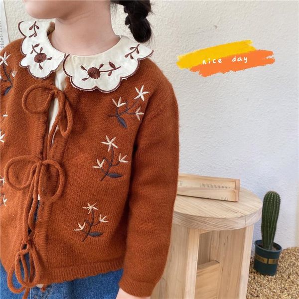 pullover koodykids autumn kids girls long sleeve vintage caramel cardigans floral embroidery beige shirts spring, Blue
pullover koodykids autumn kids girls long sleeve vintage caramel cardigans floral embroidery beige shirts spring, Blue