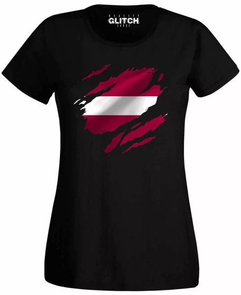 torn latvia flag women's t-shirt latvian riga country national football, White;black
torn latvia flag women's t-shirt latvian riga country national football, White;black