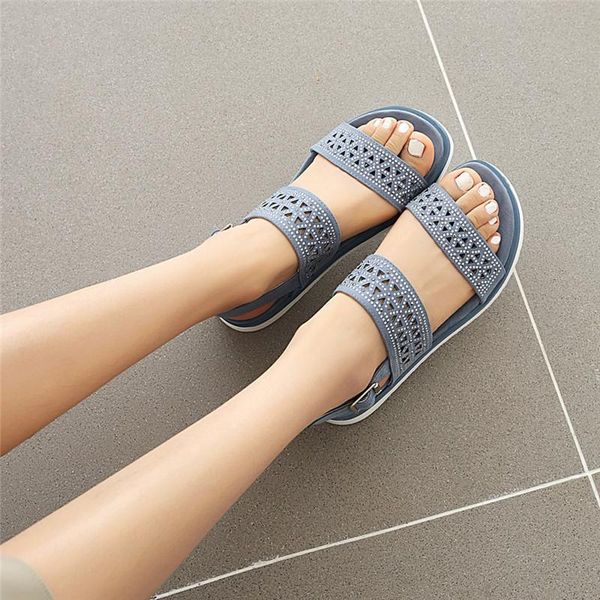 summer 2021 reach crystal rhinestone flat platform sandals buckle blue brown suede woman shoes daily leisure 35-41, Black
summer 2021 reach crystal rhinestone flat platform sandals buckle blue brown suede woman shoes daily leisure 35-41, Black