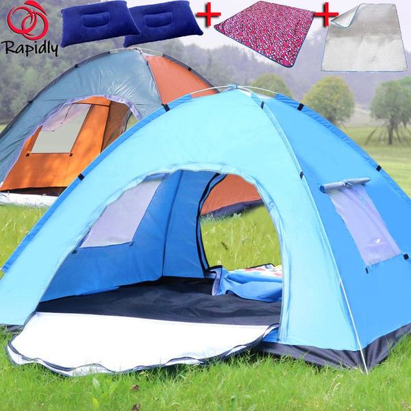 3-4 people automatic tent summer camping inflatable pillow picnic mat moisture-proof folding tents waterproof and shelters
3-4 people automatic tent summer camping inflatable pillow picnic mat moisture-proof folding tents waterproof and shelters
