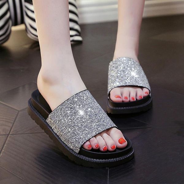 slippers antiskid a word procrastinates thick wedge bottom water to cool female summer fashion wear outside beach shoes, Black
slippers antiskid a word procrastinates thick wedge bottom water to cool female summer fashion wear outside beach shoes, Black
