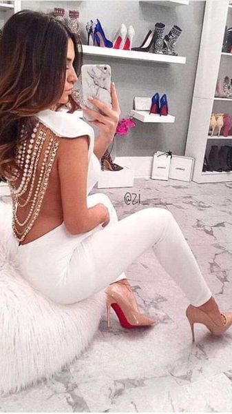 women's jumpsuits & rompers 5 colors backless beading red green blue rayon bandage jumpsuit celebrity party bodycon, Black;white
women's jumpsuits & rompers 5 colors backless beading red green blue rayon bandage jumpsuit celebrity party bodycon, Black;white