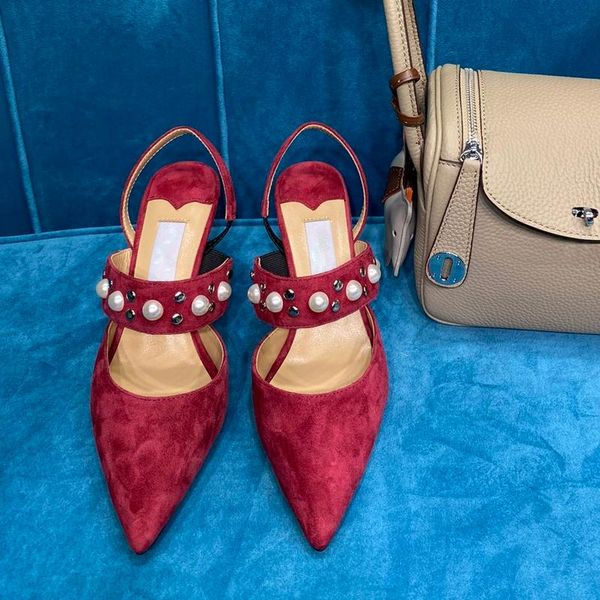 sandals fashion high heeled heel 6.5cm genuine leather woman pearl dress shoe high-heeled back strap lady sandal red, Black
sandals fashion high heeled heel 6.5cm genuine leather woman pearl dress shoe high-heeled back strap lady sandal red, Black