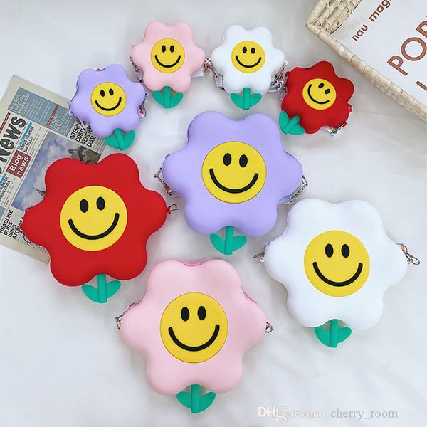 children mini change purse autumn 2021 kids sunflower silica gel wallet fashion flower smiling single shoulder crossbody bag accessories bag, White
children mini change purse autumn 2021 kids sunflower silica gel wallet fashion flower smiling single shoulder crossbody bag accessories bag, White