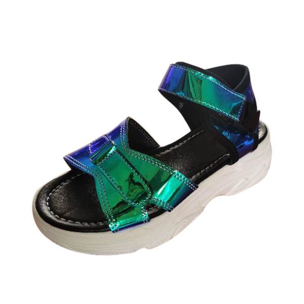sandals women's fashion summer patent leather hook loop large size platform wedge sandal zapatos mujer #41, Black
sandals women's fashion summer patent leather hook loop large size platform wedge sandal zapatos mujer #41, Black