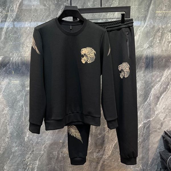 men's tracksuits sa09268 fashion sets 2021 runway luxury european design party style clothing, Gray
men's tracksuits sa09268 fashion sets 2021 runway luxury european design party style clothing, Gray